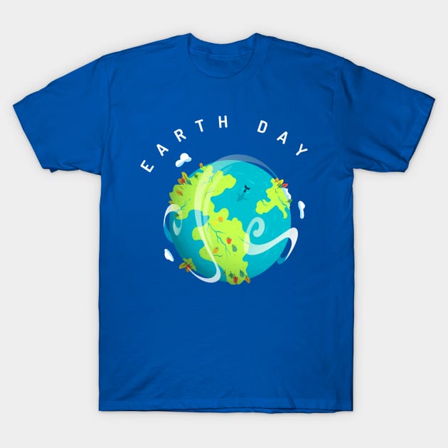 Earth Day T-Shirt by vladocar